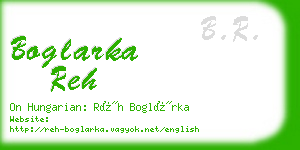 boglarka reh business card